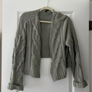 Soft Sage Sweater Cardigan
